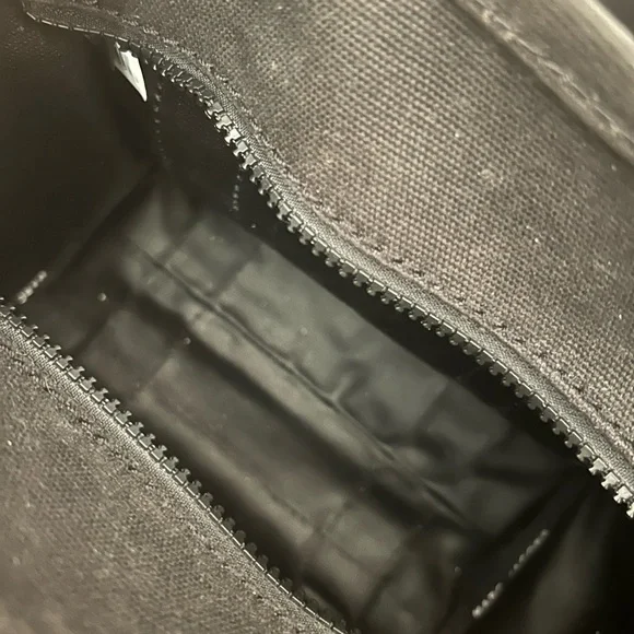 Black Canvas Tote Bag - Picture 7 of 8